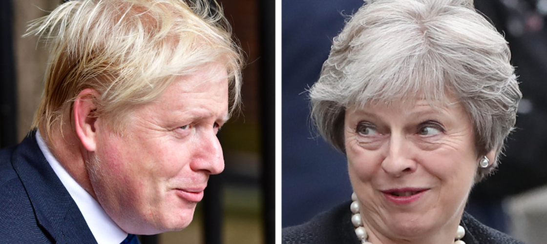 Theresa May accuses Boris Johnson of planning to 'tear up' union